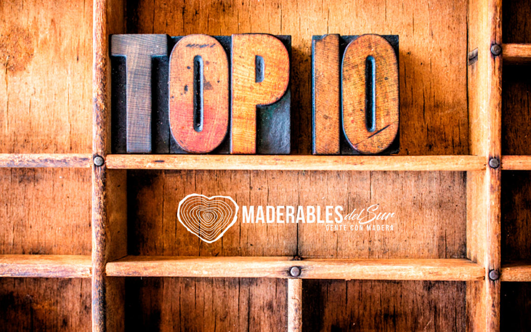 TOP TEN DE LAS MADERAS